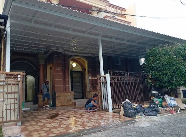 Pembuatan Kanopi di Di Cilebut hasil pekerjaan DESIGN MANUFAKTUR